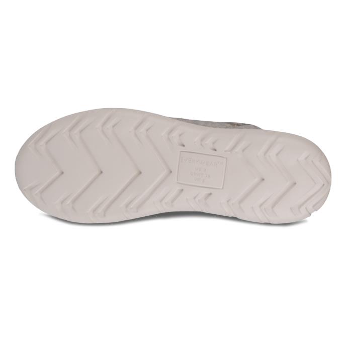 totes® SOLEBOUNCE Ladies Felt Full Back Slipper Grey Extra Image 5